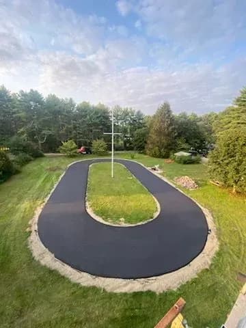 Paving work by M & M Paving and Landscaping Inc