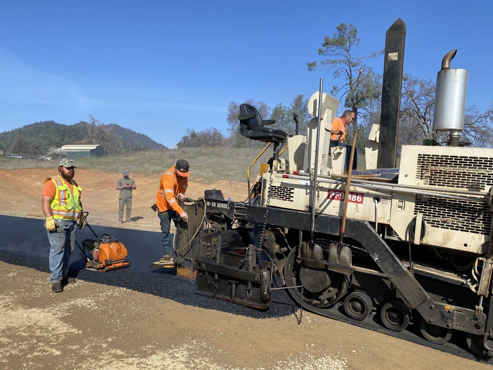 Paving work by Eagle Paving & Grading