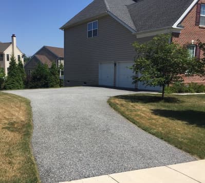Paving work by Blacktop Sealcoating Inc.