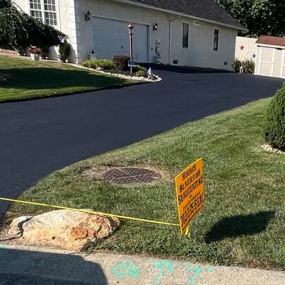 Paving work by Blacktop Sealcoating Inc.