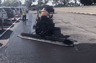 Paving work by El Camino Asphalt Paving Corp.