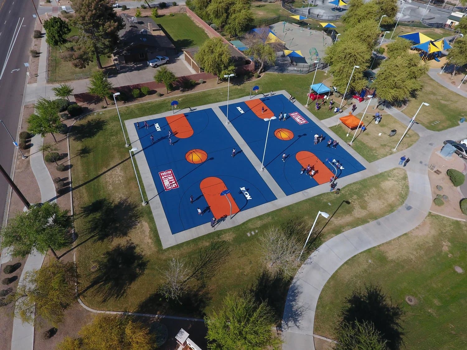Paving work by Elite Sports Builders, LLC