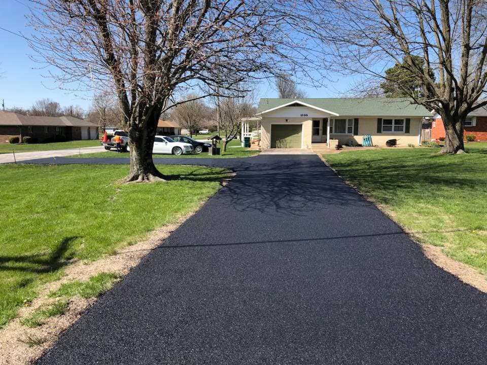 Paving work by Ethan Bryer Asphalt Paving and Sealcoating