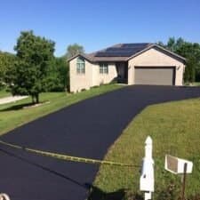 Paving work by Ethan Bryer Asphalt Paving and Sealcoating