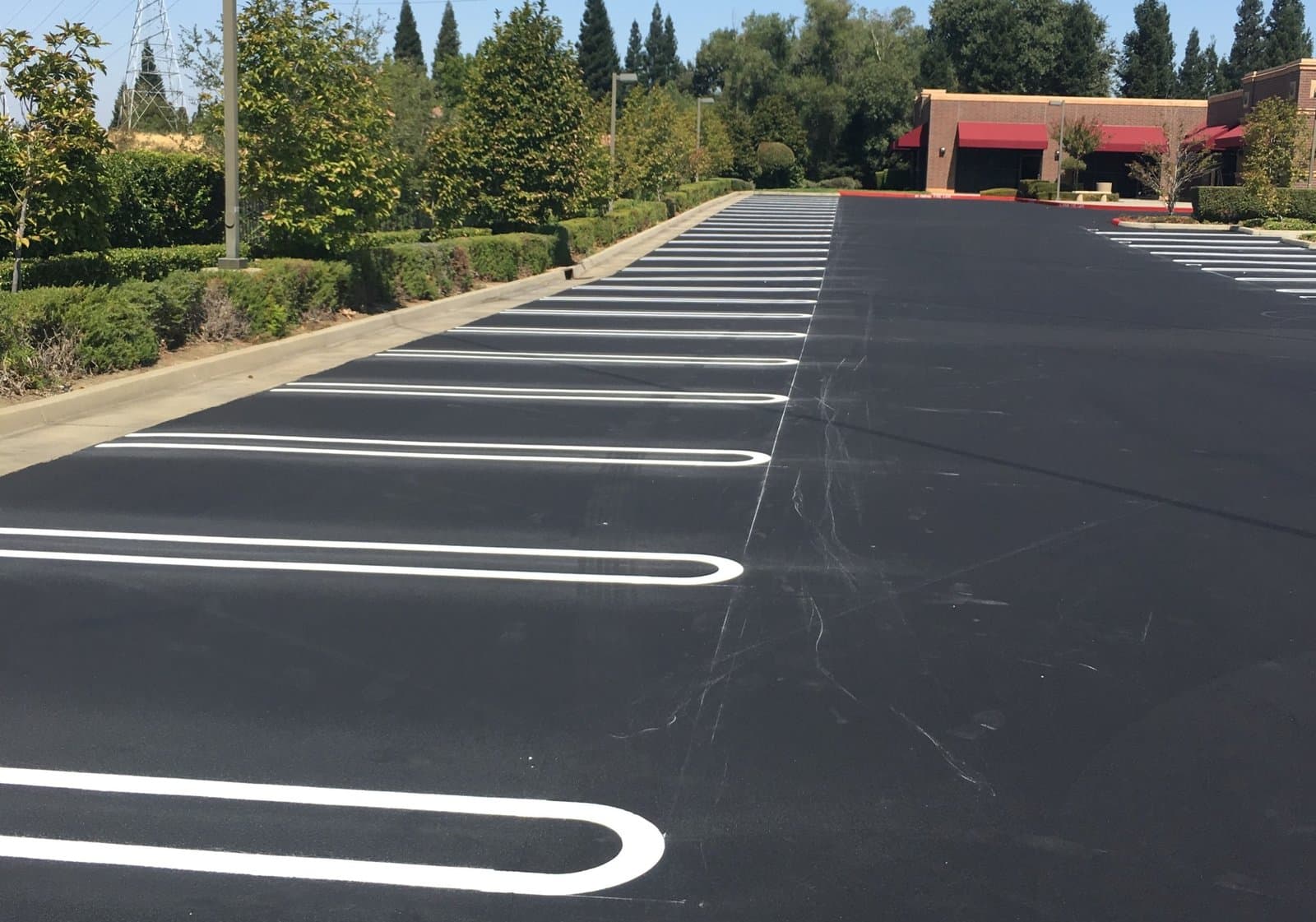 Paving work by Excel Painting & Striping