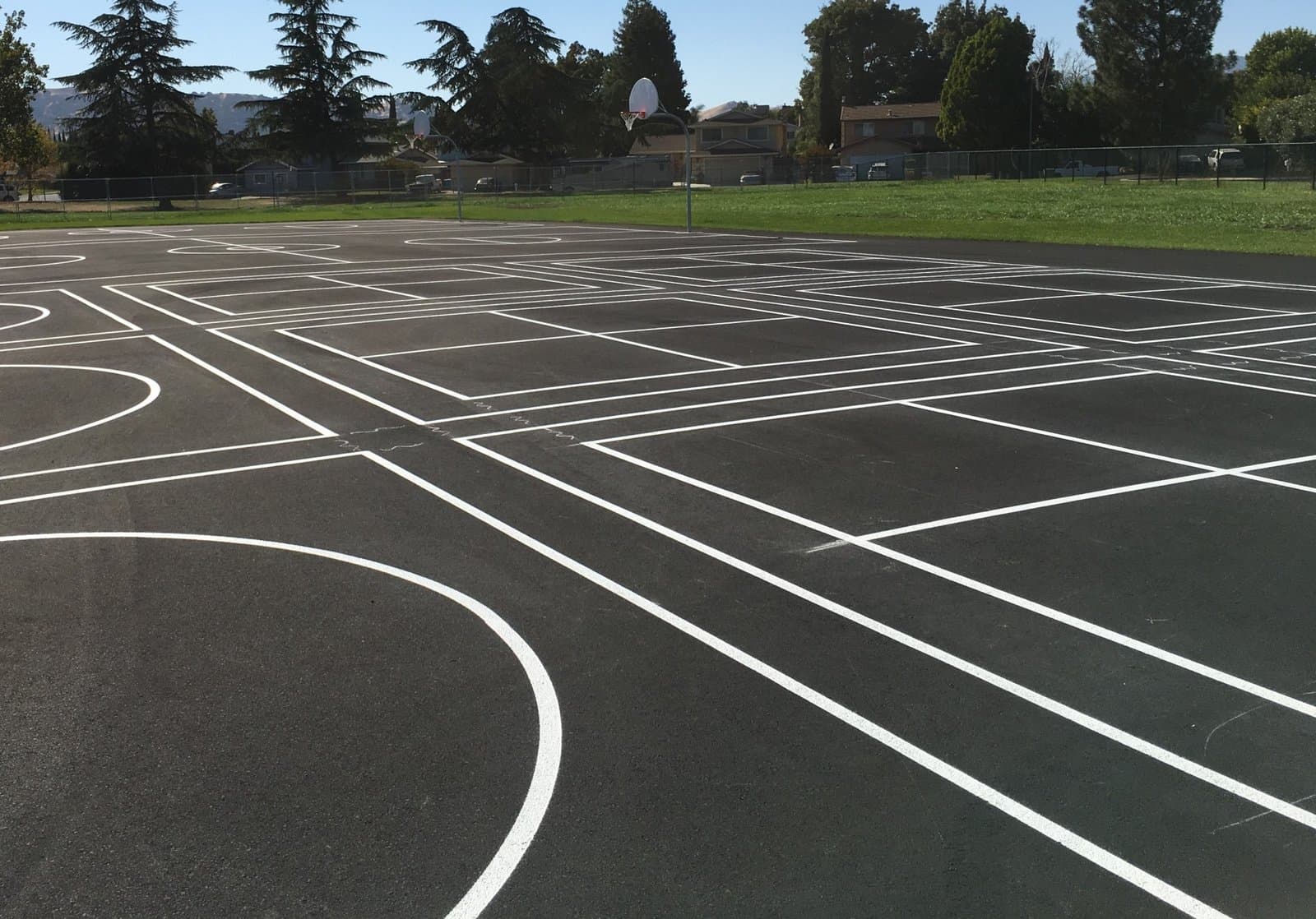 Paving work by Excel Painting & Striping
