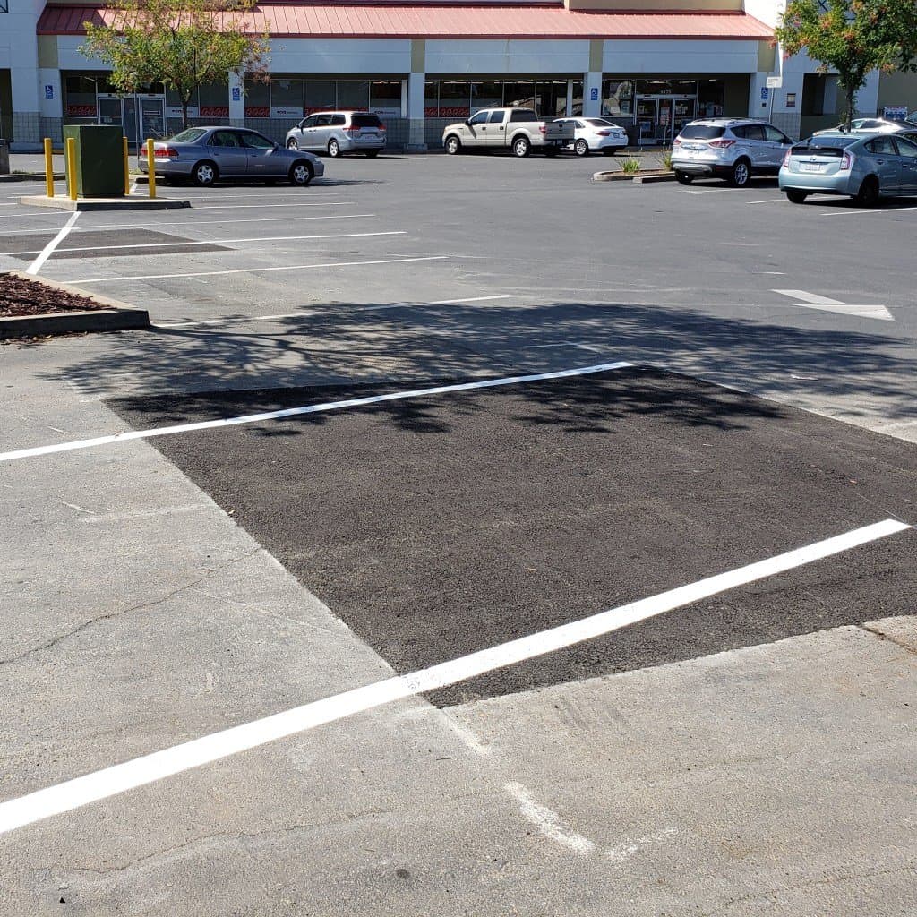 Paving work by Excel Painting & Striping