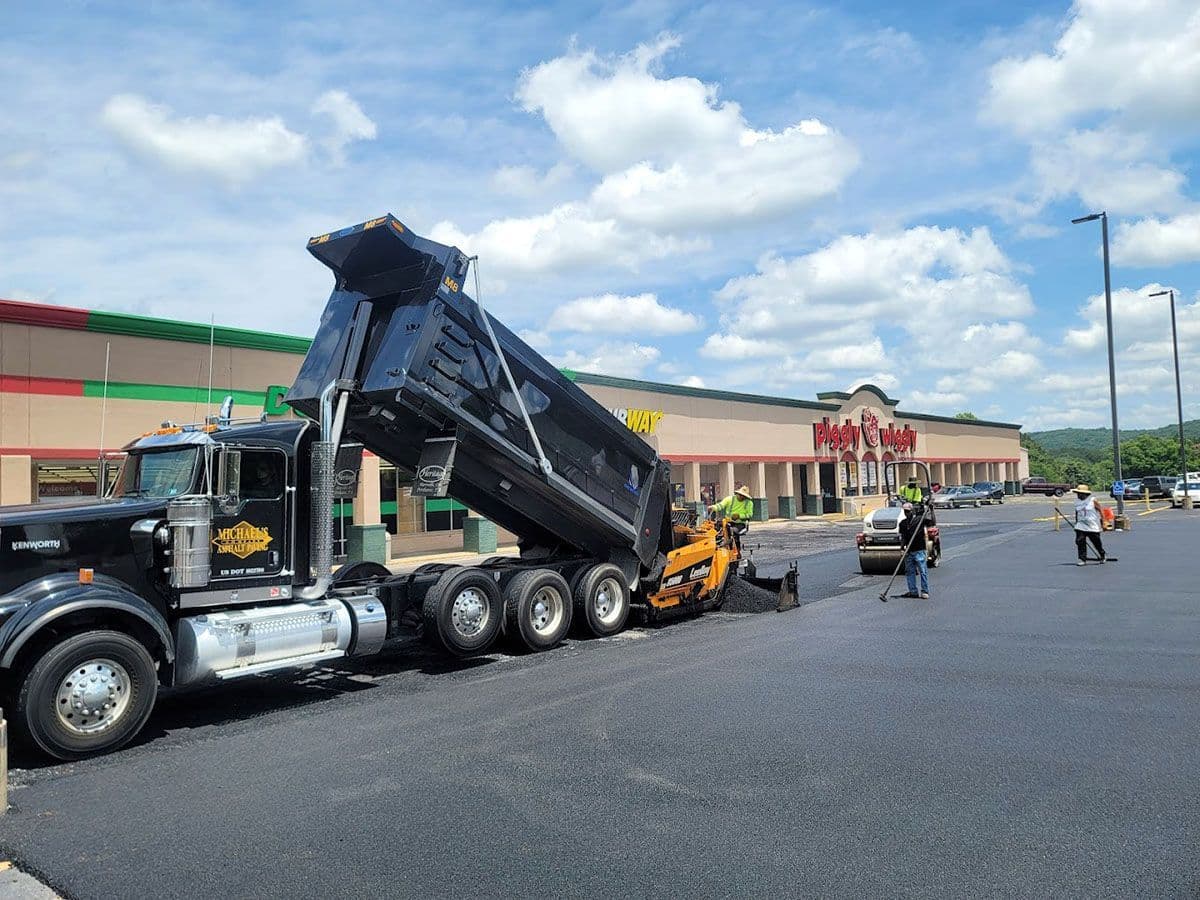 Paving work by Michael's Asphalt Paving Atlanta