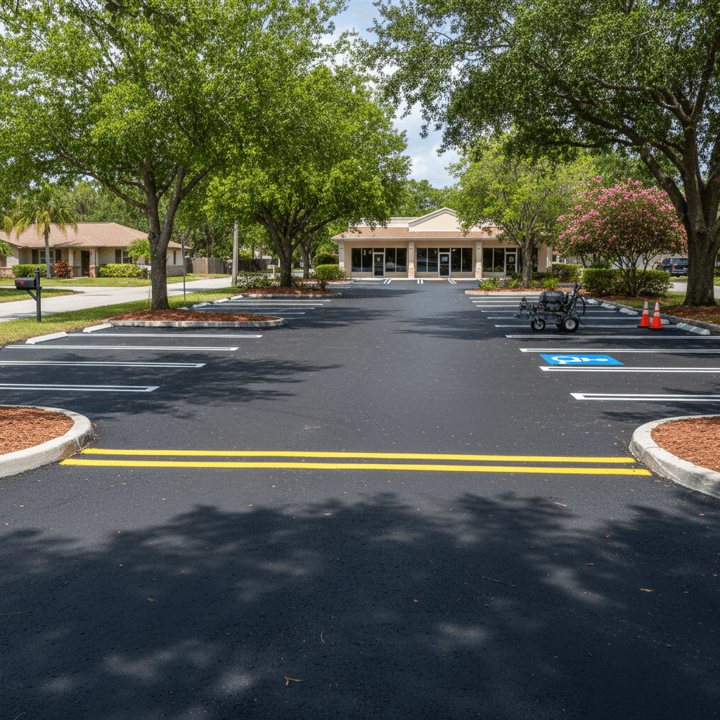 Paving work by Ace Asphalt Company