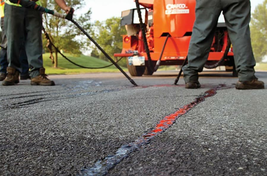 Paving work by Grand County Asphalt