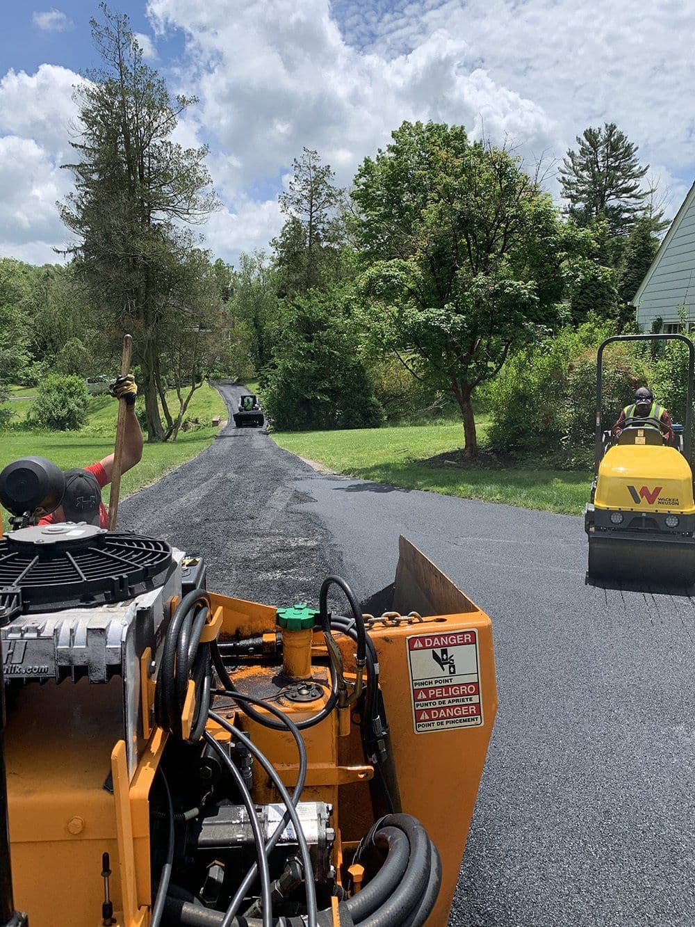 Paving work by Isaac’s Asphalt Construction L.L.C