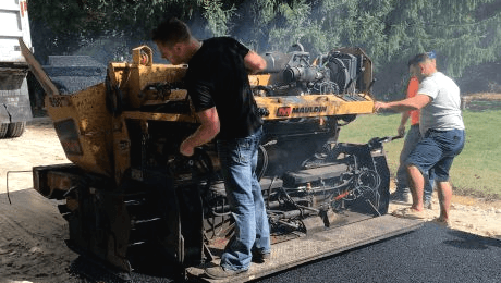 Paving work by Black Rock Paving and Sealcoating Inc