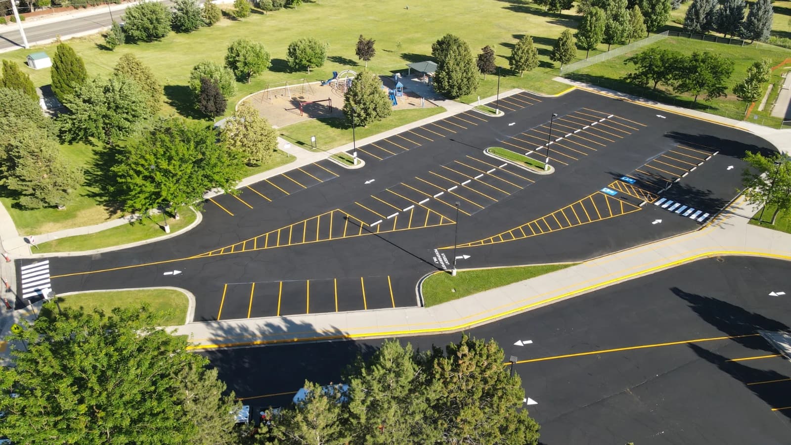 Paving work by Rocky Mountain Services