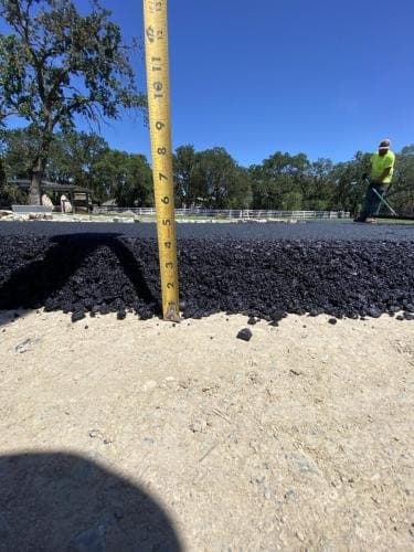 Paving work by Folsom Lake Asphalt