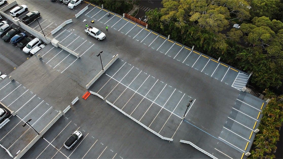 Paving work by G-FORCE Parking Lot Striping of O'ahu