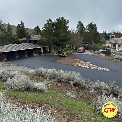 Paving work by Great West Asphalt Paving