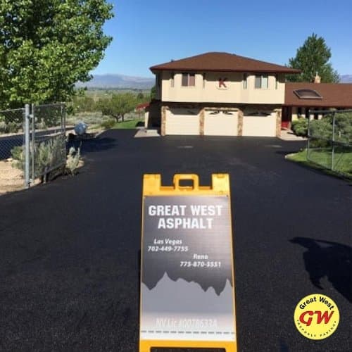Paving work by Great West Asphalt Paving
