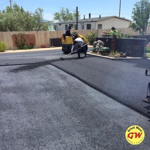 Paving work by Great West Asphalt Paving