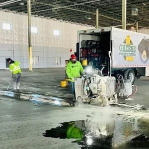 Paving work by Greene's Inc. Greene Concrete Cutting