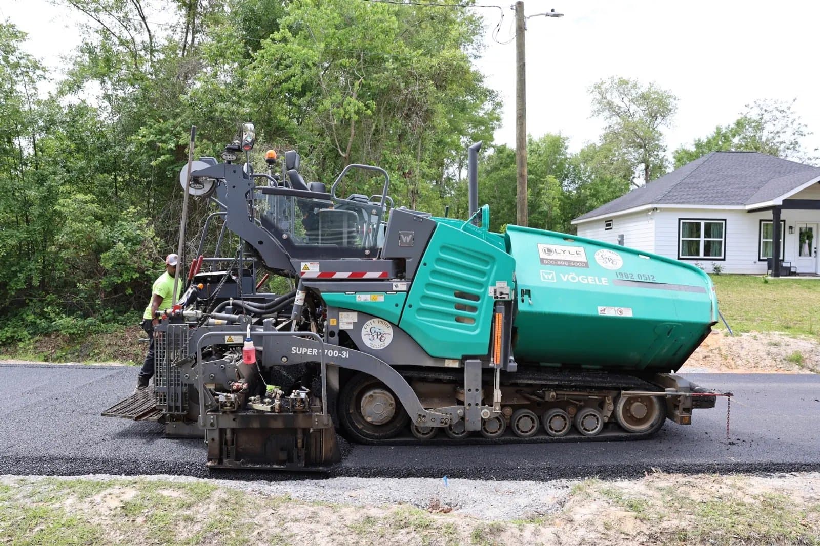 Paving work by Gulf-Pride Paving and Civil Contractors