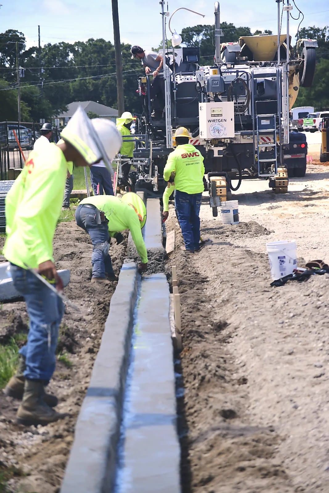 Paving work by Gulf-Pride Paving and Civil Contractors