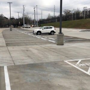 Paving work by Harrison Construction Co