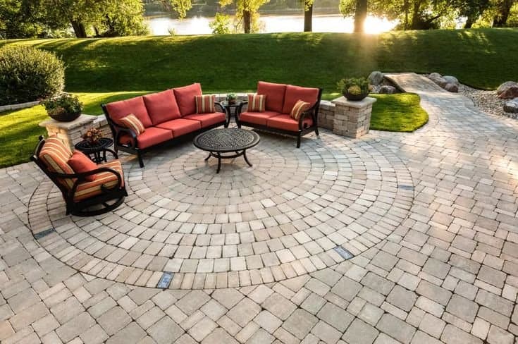 Paving work by HF Concrete Contractor
