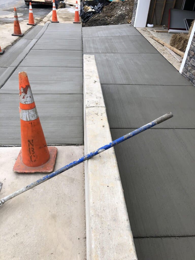 Paving work by HF Concrete Contractor