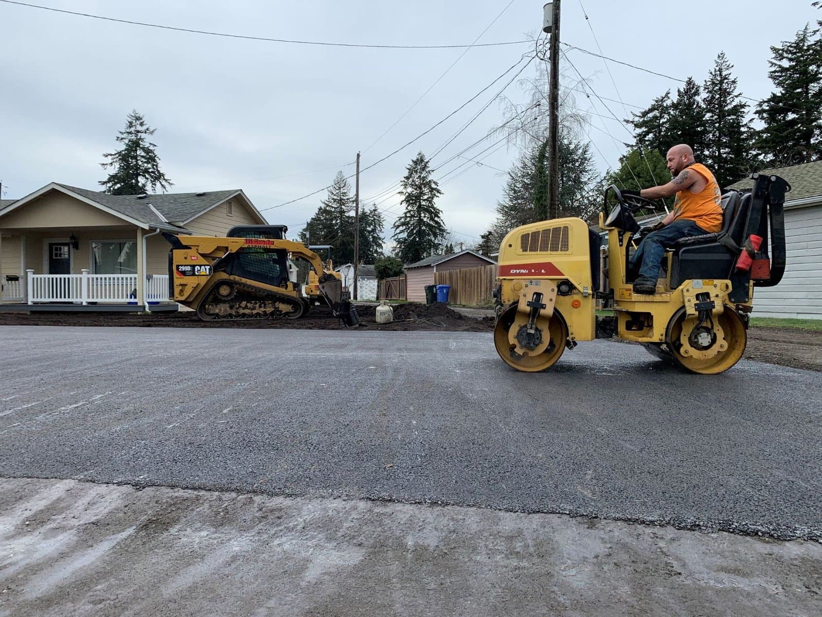Paving work by Hi Grade Asphalt & Seal Coat Inc