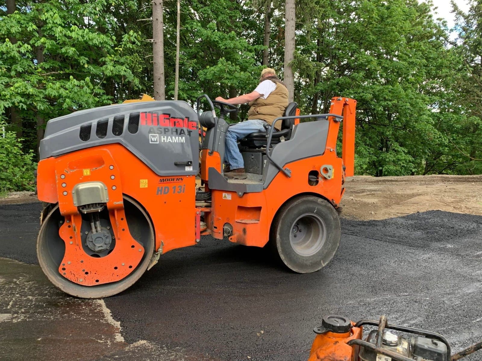 Paving work by Hi Grade Asphalt & Seal Coat Inc
