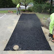 Paving work by Highland Milling & Asphalt