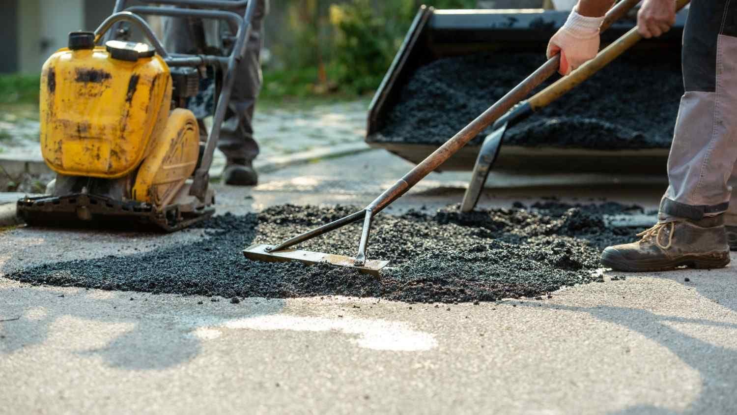 Paving work by HLC Asphalt and Sealcoating