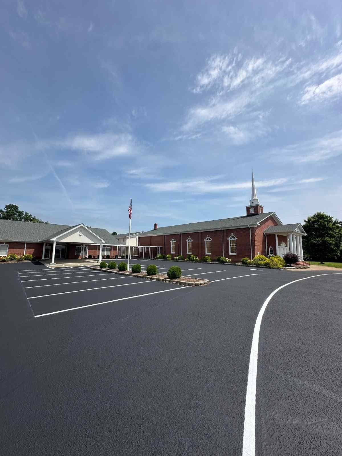Paving work by HLC Asphalt and Sealcoating