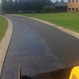 Paving work by Hubert Oye & Sons Asphalt Paving