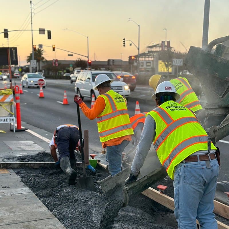 Paving work by Infinacon