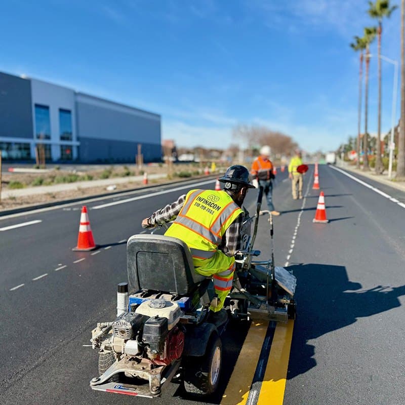 Paving work by Infinacon