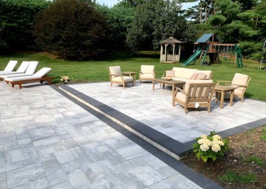 Paving work by Island Driveways & Patios, Inc