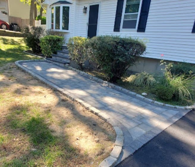 Paving work by Island Driveways & Patios, Inc