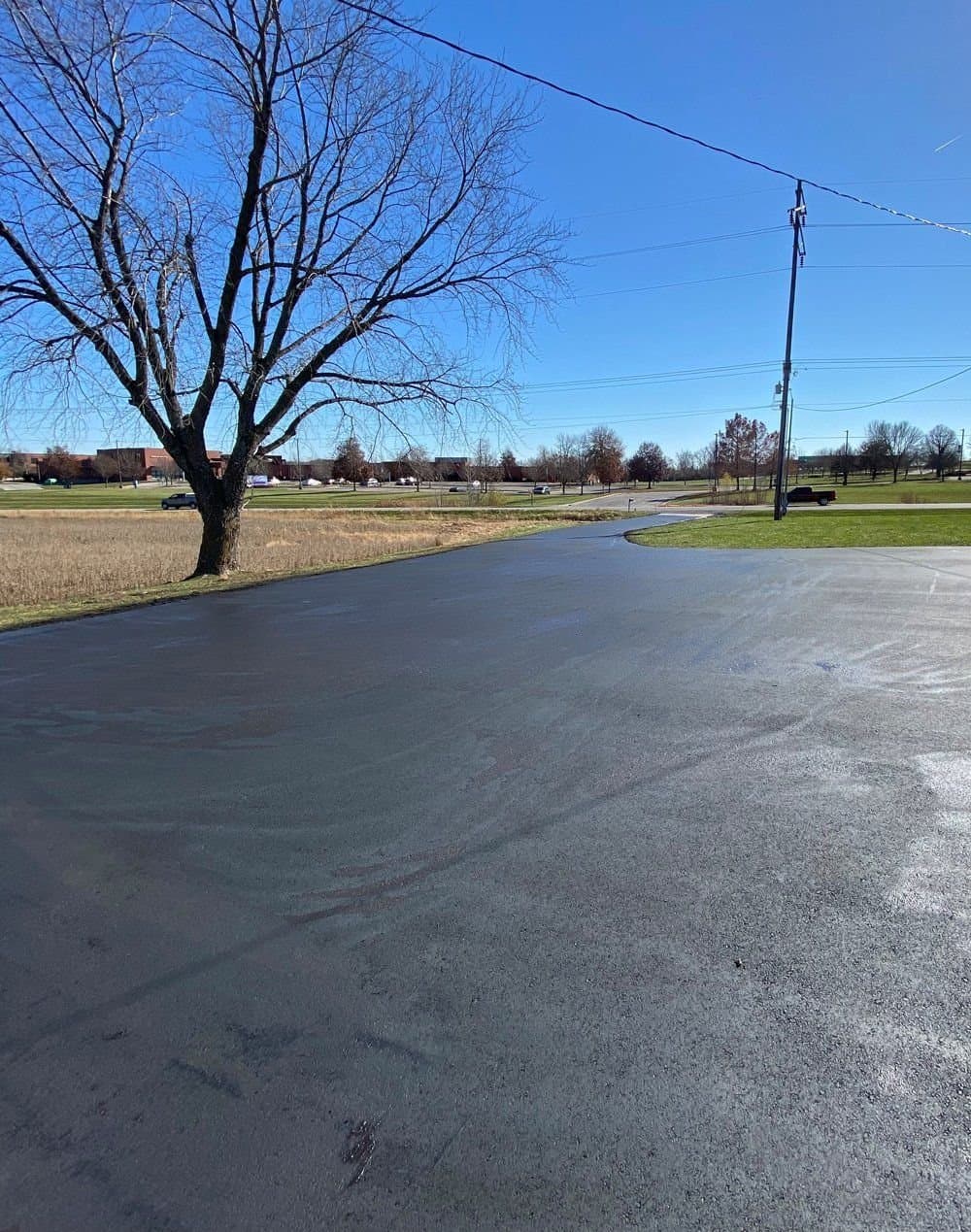 Paving work by J & B Asphalt & Paving
