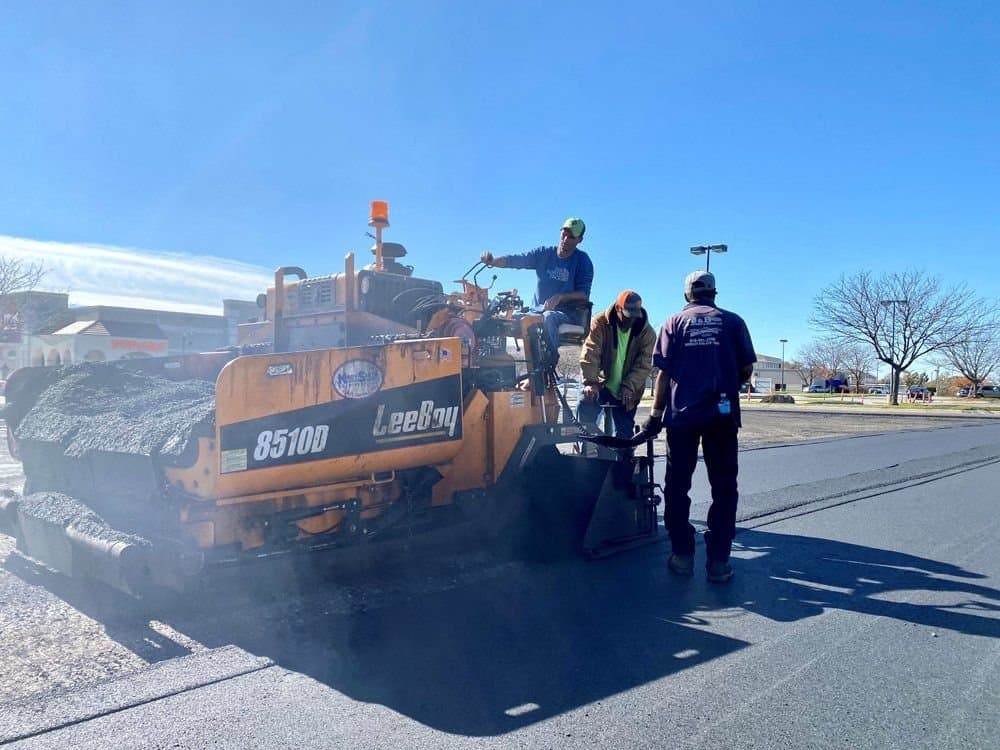 Paving work by J & B Asphalt & Paving