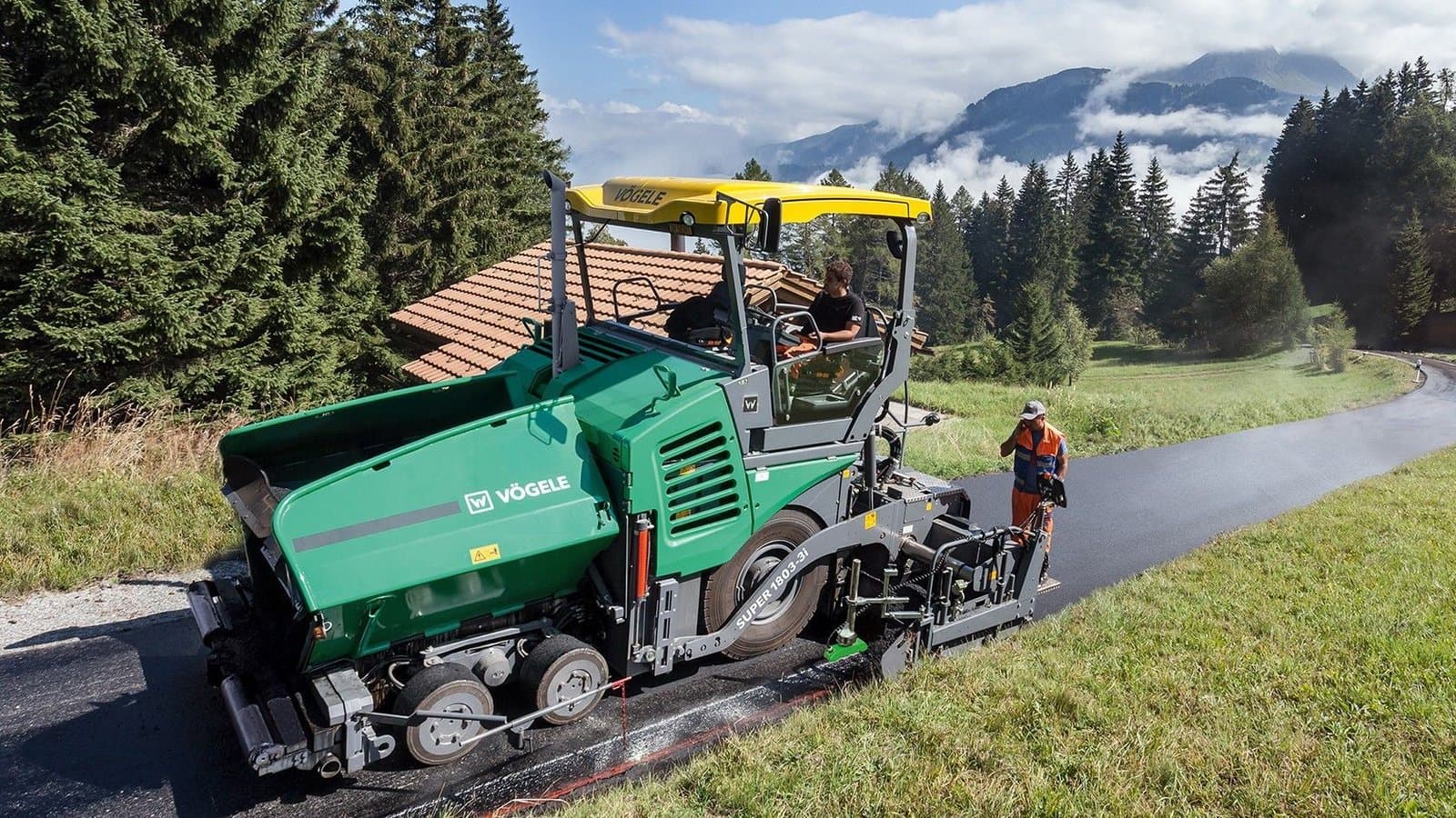 Paving work by J & J Asphalt Company