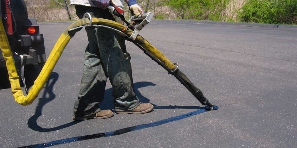 Paving work by J & J Asphalt Company