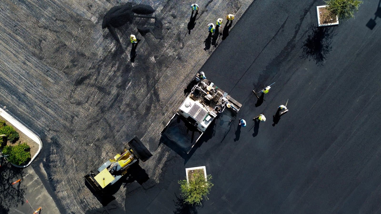 Paving work by JB Bostick Company Inc.