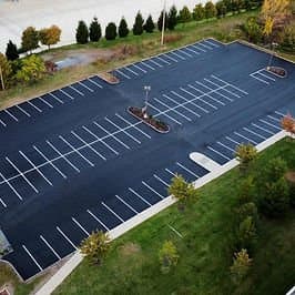 Paving work by Johnson Seal Coating