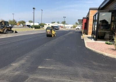 Paving work by Jones Asphalt, Maintenance & Construction LLC