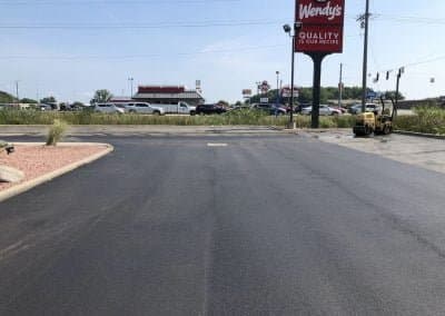 Paving work by Jones Asphalt, Maintenance & Construction LLC