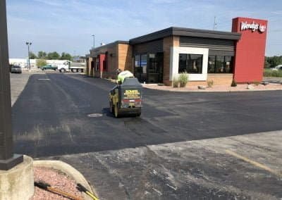 Paving work by Jones Asphalt, Maintenance & Construction LLC