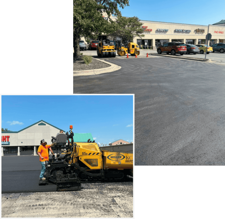 Paving work by Kansas City Asphalt