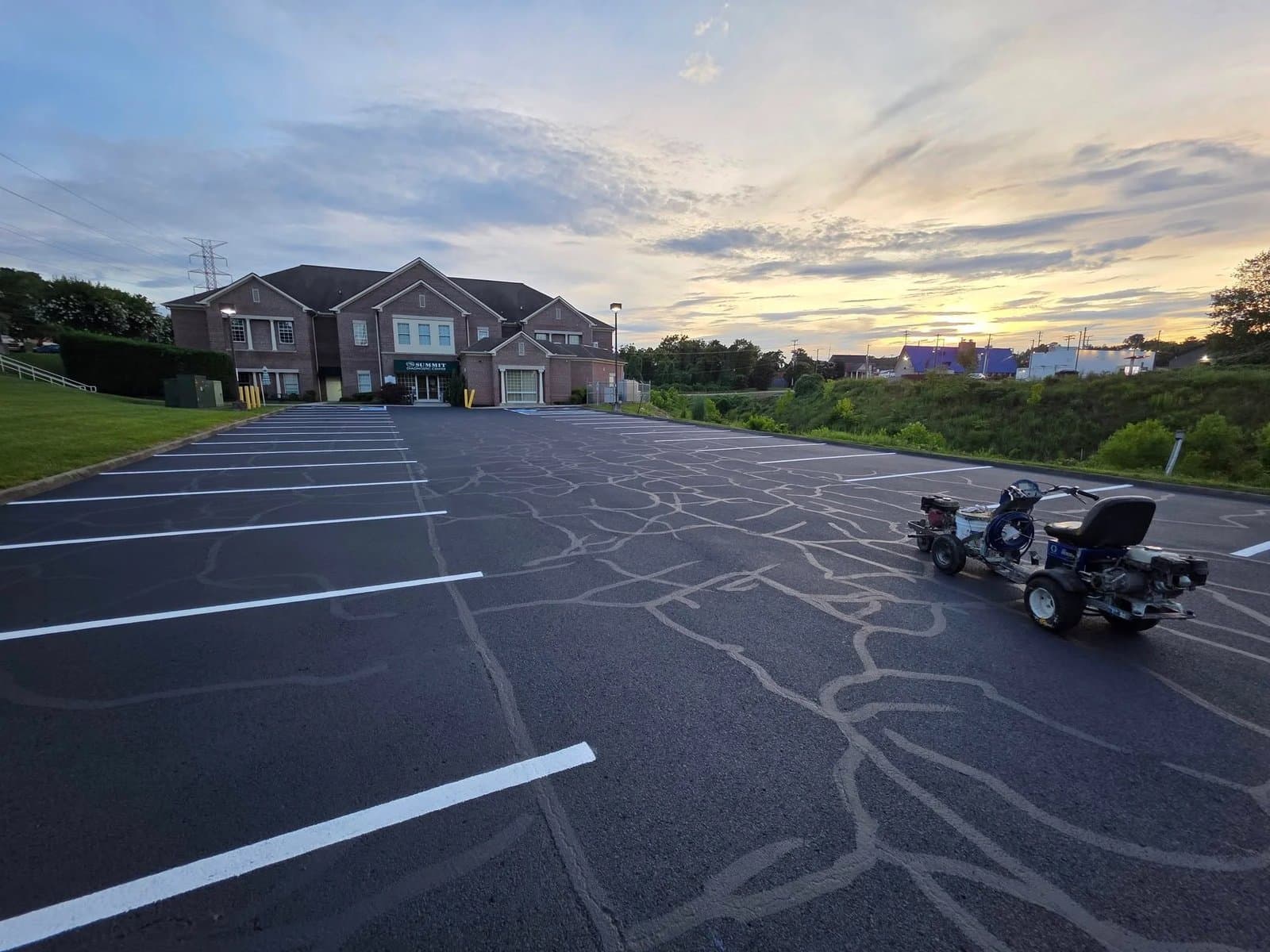 Paving work by Knox Asphalt Maintenance