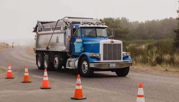 Paving work by Lakeside Industries Foster Road Asphalt Plant